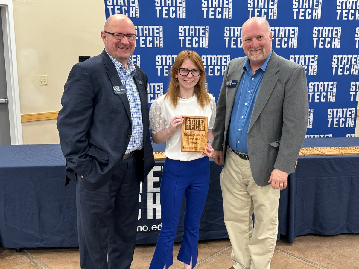 statetechmo's tweet photo. A massive #StateTechMo congrats goes out to these fine students who recently received the Outstanding Student award in their program! Here are just a few, the rest of the pictures can be found on our Facebook page! https://t.co/Kb4e01HfQf