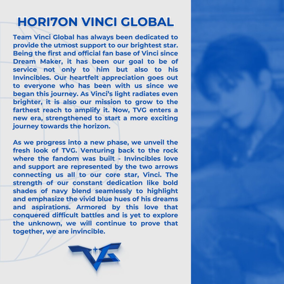 [🌐] NEW LOGO OPEN

Creating projects that unite hearts across the blue skies and horizon, all for #HORI7ON_VINCI #호라이즌_빈치

#HORI7ON #호라이즌
<a href="/HORI7ONofficial/">HORI7ONofficial</a> <a href="/HORI7ON_twt/">HORI7ON member</a>