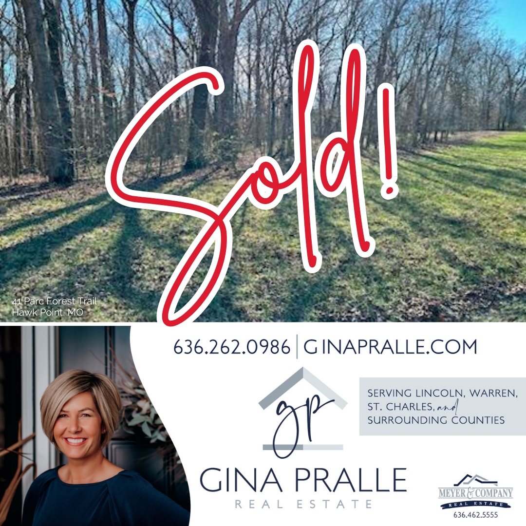 Just Sold! Thank you to my amazing clients for trusting me with their real estate needs. 🙏🏻

If you are struggling to sell your property, then schedule your private consultation with me.

📞 636.262.0986
☎️ Office: 636.462.5555
✉️ gina@meyerlistings.com

#justsold #hawkpoint