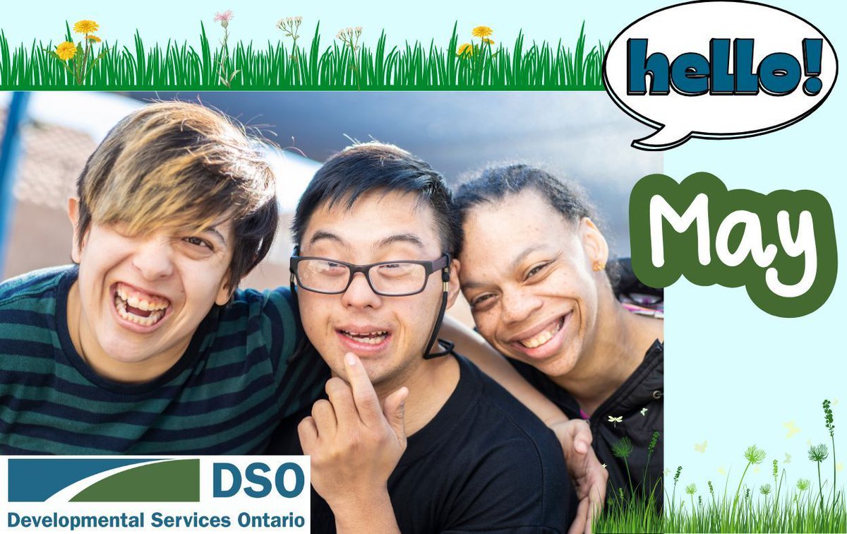 Hello May! Summer will be soon upon us. DSO has so much going on in the coming month. To stay up to date on all our information and webinars sign up for DSO communications and visit the DSO events calendar. buff.ly/44inqqh #DSO #events #may #developmentaldisability