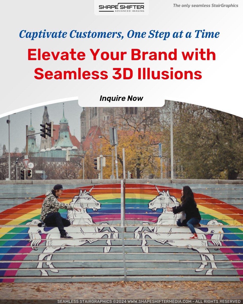 ssm.li Captivate Customers, One Step at a Time Elevate Your Brand with Seamless 3D Illusions Inquire Now #stairs #art #paintedstairs #stairart #stairgraphics #advertising #printmedia #sponsorship #prospect #artists #supermarket #sportsindustry