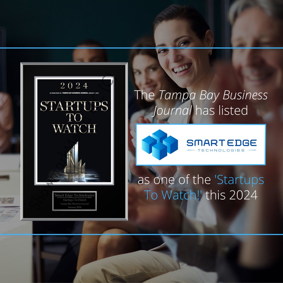 We are honored to receive recognition in the Tampa Bay Business Journal as one of the 'Startups To Watch!'  We are dedicated to innovation that supports a better future. 

#SMARTEDGE #INNOVATION #RETAILTECHNOLOGY #SUPPLYCHAIN #LOGISTICS #TAMPABAY