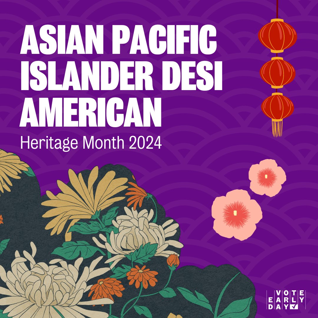voteearlyday's tweet photo. Celebrating Asian Pacific Islander Desi American Heritage Month! 🎉

This month, we honor the diverse cultures and contributions of APIDA communities. Let's embrace and celebrate the rich histories and achievements that enrich our nation. 🌟

#APIDAHM #CulturalHeritage #APIDA https://t.co/nKwzyy8OaL