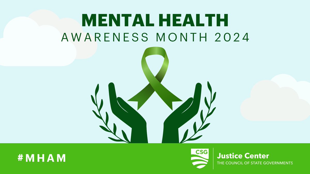 May is Mental Health Awareness Month! Follow us on social media throughout the month for reports, events, programs, and other resources focused on the intersection of mental health and public safety. #MHAM