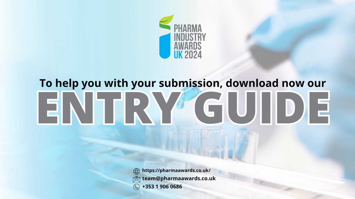 Does your company have what it takes to win at the Pharma Industry Awards UK 2024?

New categories added! ➡️ Download the Entry Guide NOW to see if you qualify: landing.businessriver.com/Pharma-Industr…

#PharmaIndustry #PharmaNews #PharmaUK