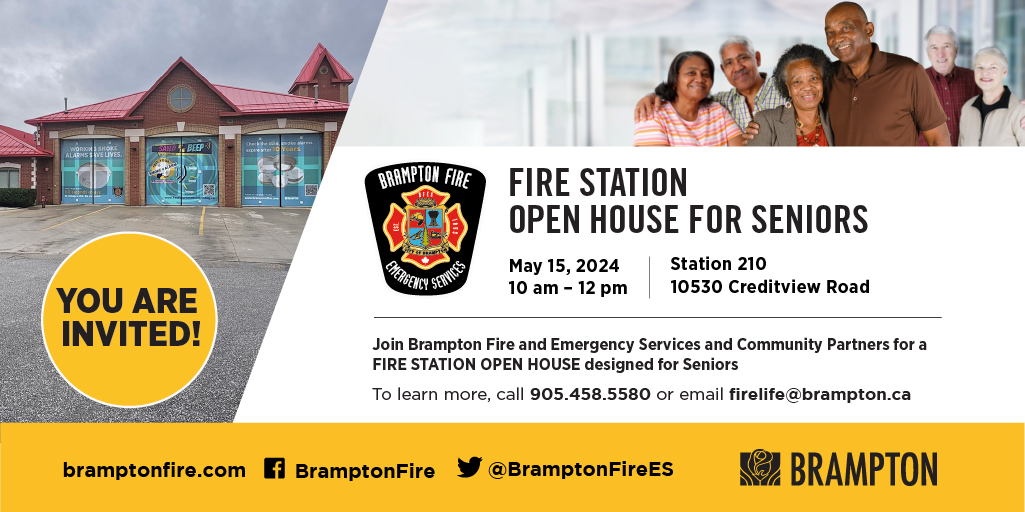 Seniors you are INVITED to the 2nd Annual Fire Station Open House designed just for you. Come join us, we can’t wait to see you. ^MJ