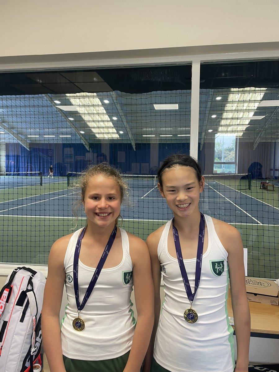 U12 Surrey Festival Champions, Sophia and Ginny 👌🎾 #SHSTennis