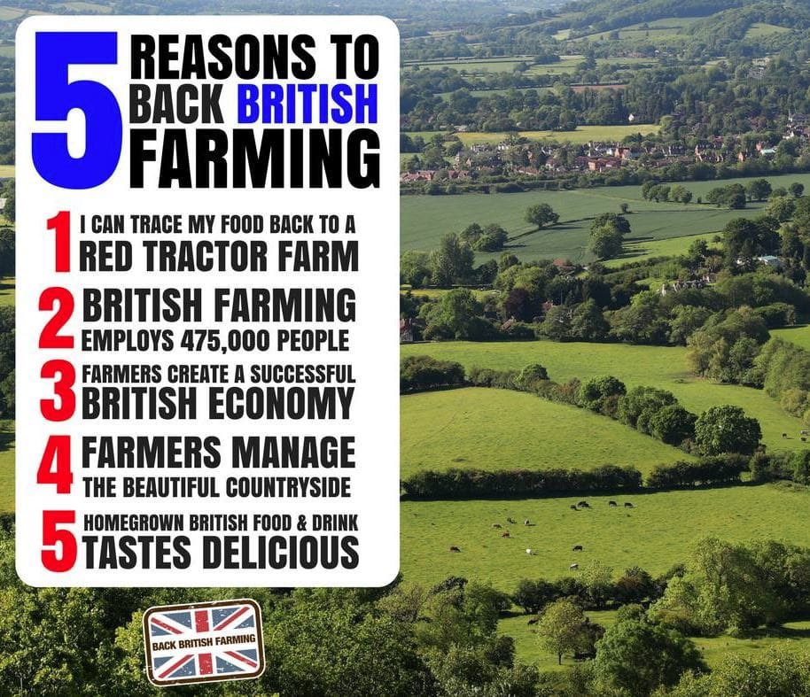 5 very good reasons to back British farmers 👏