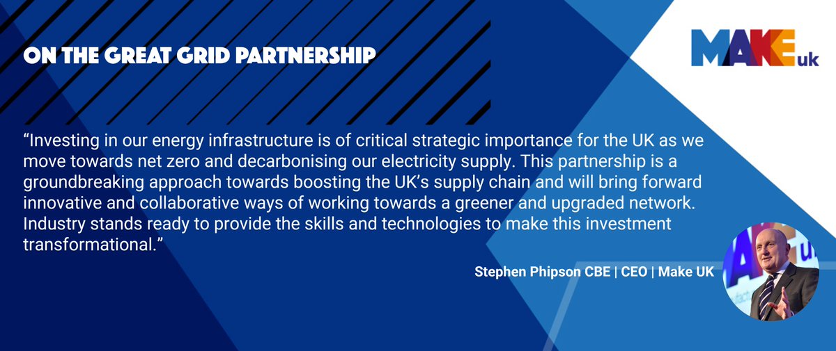 🤝 @nationalgriduk has today launched the Great Grid Partnership. 7 new industry partners will collaborate to improve supply chain capacity & skills shortages, as well as carry out much-needed construction & network design work ahead of future infrastructure projects in 🏴󠁧󠁢󠁥󠁮󠁧󠁿 & 🏴󠁧󠁢󠁷󠁬󠁳󠁿