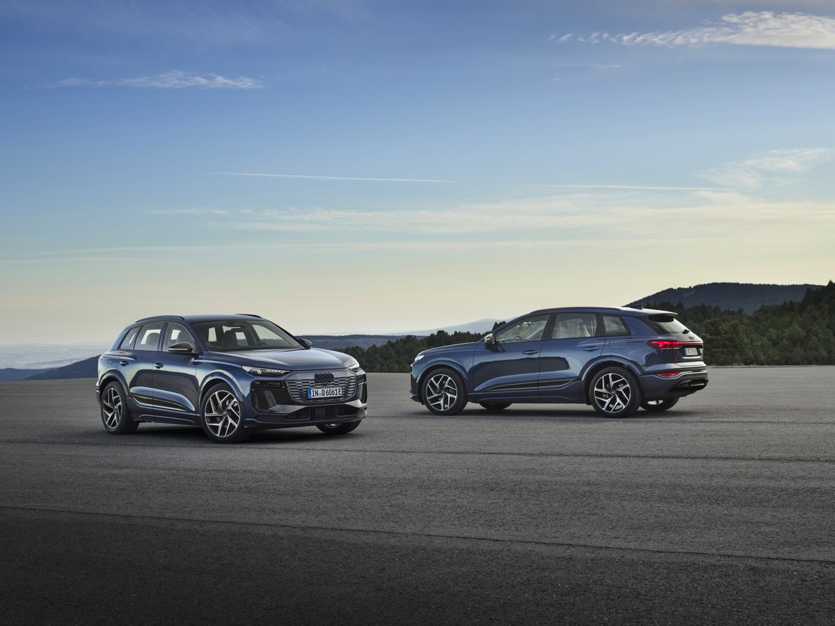 The All-New Exciting Audi Q6 And SQ6 SUV e-trons motoringdg.co.uk/the-all-new-ex…: The new fully-electric Q6 SUV e-tron quattro is available to order now priced from £68,975 MDP (manufacturer direct price!) #Audi #cars #SUV #ElectricVehicles #quality2024 :