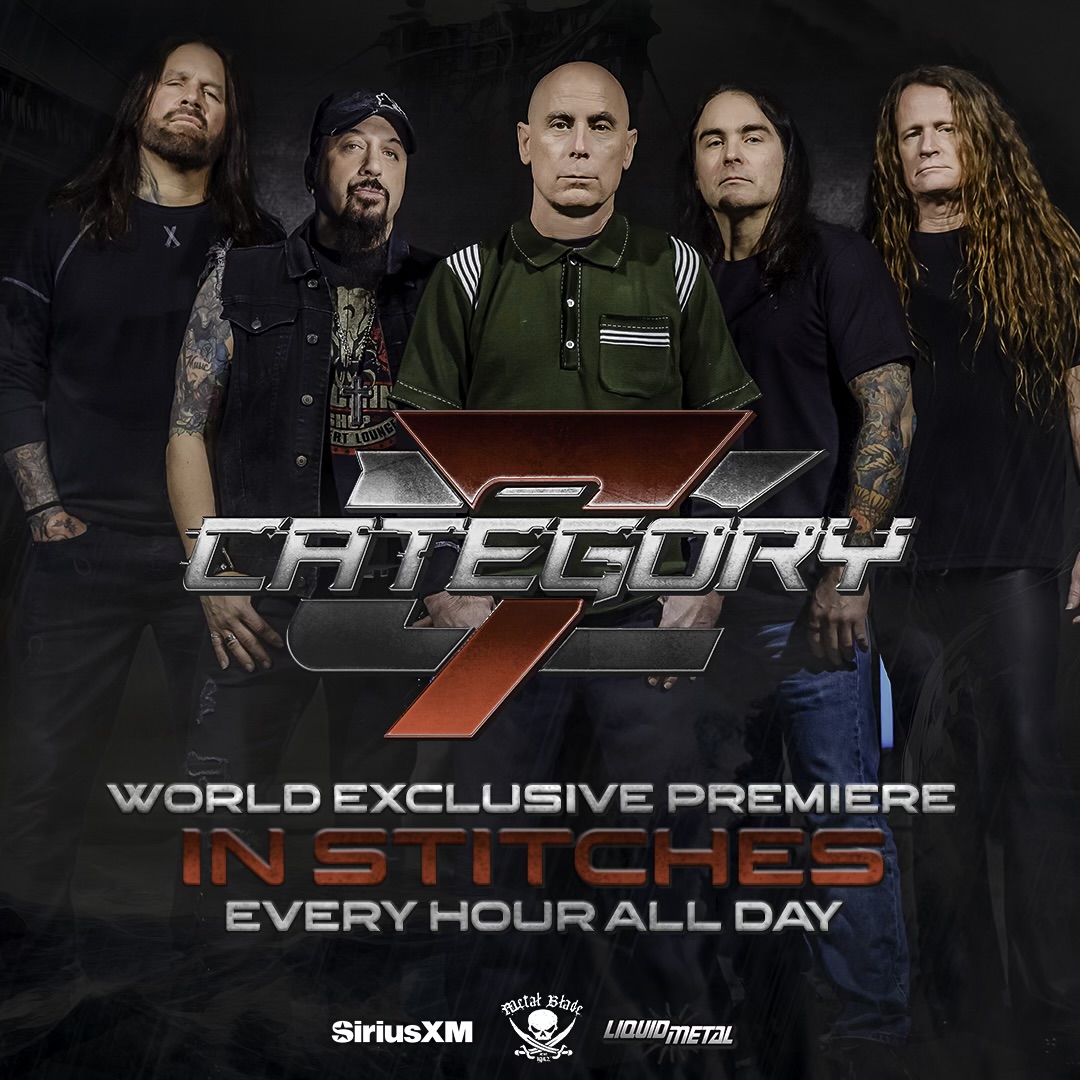 CATEGORY 7 World Exclusive Premiere of our debut single 'In Stitches' EVERY HOUR, ALL DAY on @fnliquidmetal TODAY!!!!  

#category7 #johnbush #phildemmel #mikeorlando #jasonbittner #jackgibson @MetalBlade #armoredsaint #Anthrax #AdrenalineMob #overkill #Exodus #newmusic