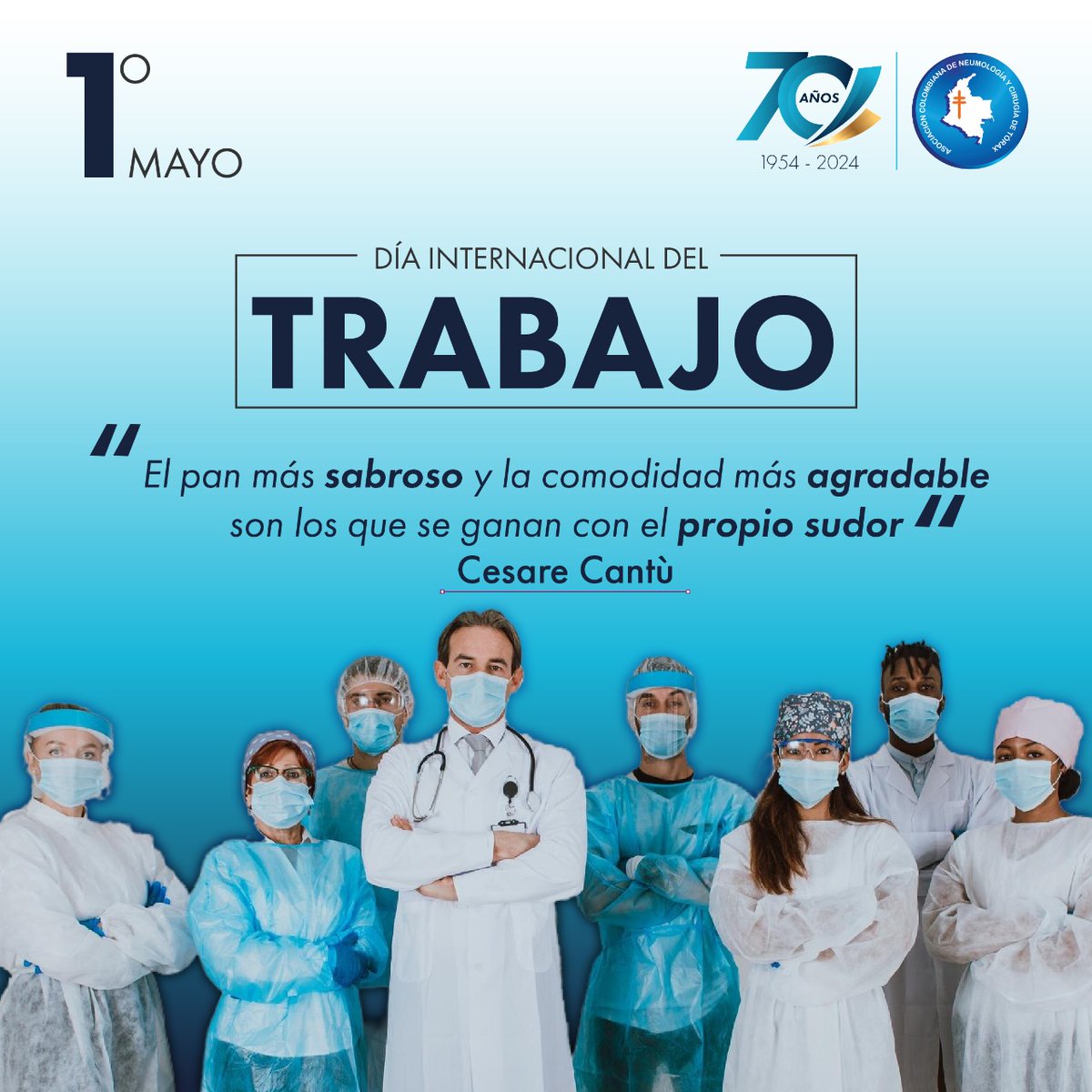 En el Día Internacional del Trabajo, celebramos el esfuerzo y dedicación de todos los trabajadores alrededor del mundo. Su contribución impulsa el progreso y el crecimiento en todas las esferas de la sociedad. ¡Gracias por su arduo trabajo y compromiso! #1M #DiaDelTrabajador