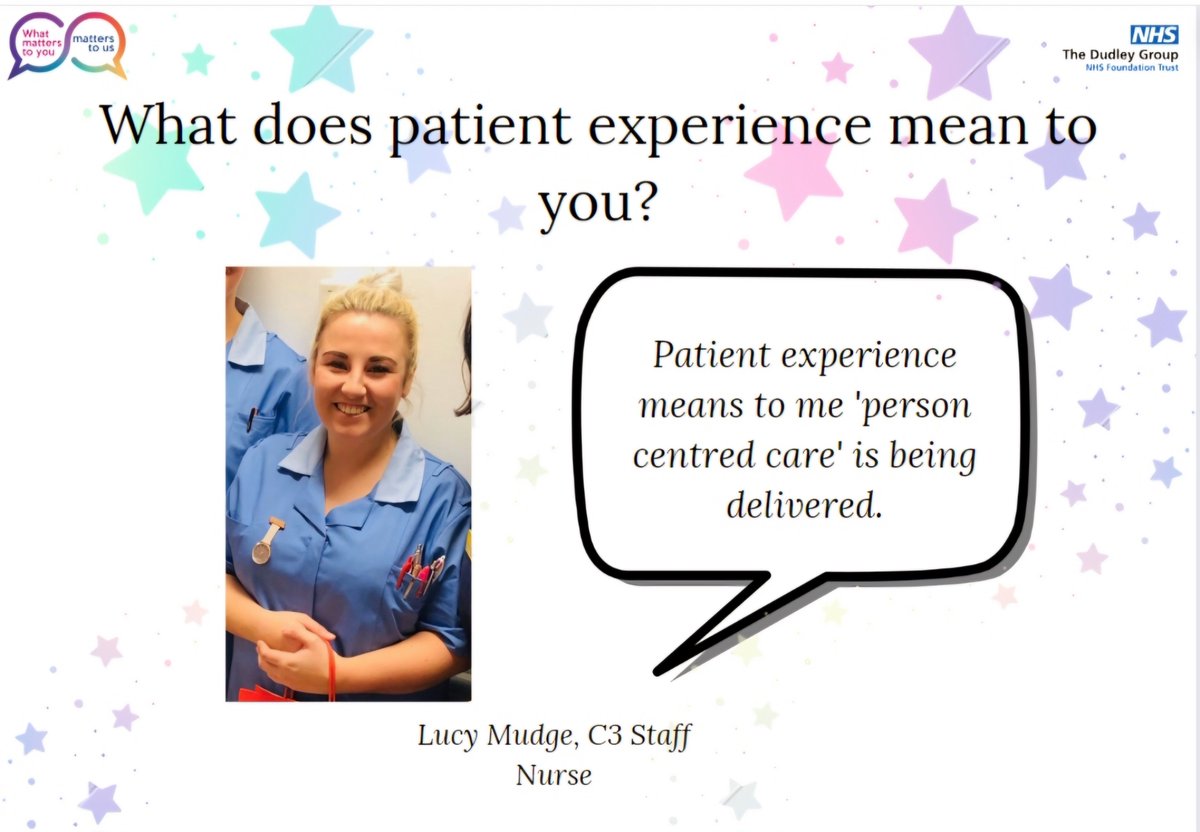 Lucy Mudge from C3 explains what being a patient experience champion means to her 😊. Thank you #PEW2024 @@jillfaulkner65 @DudleyGroupNHS @DudleyGroupCEO @MataMorris_SK @FMNUatRHH