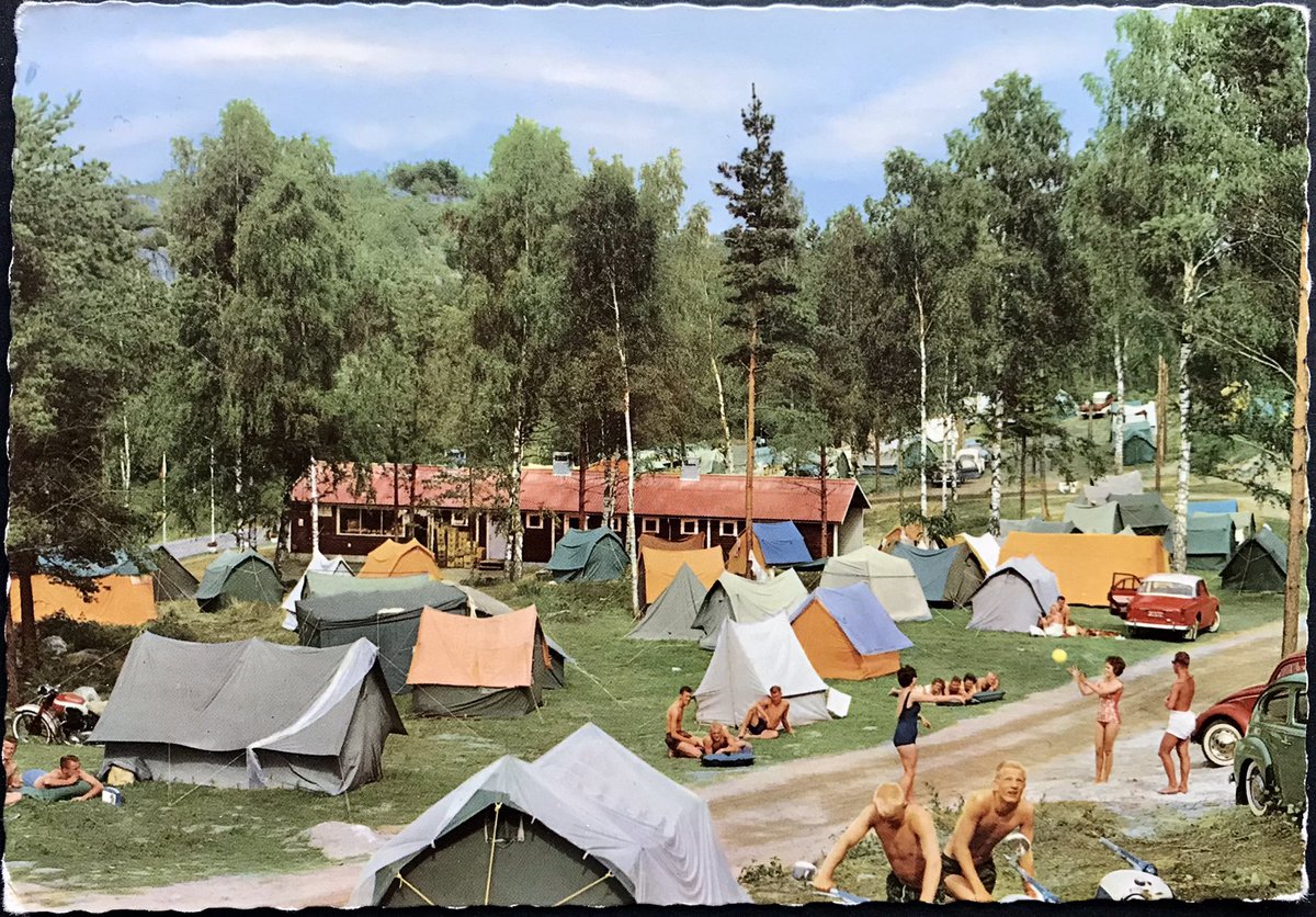 Strömstad. Strömstads Camping. 1962. Pls Rtwt.