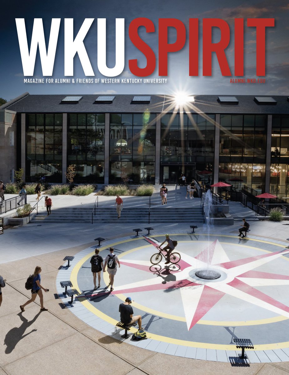 ICYMI: Check out the latest issue of WKU SPIRIT online at alumni.wku.edu/s/808/index-wi…. - Want to make sure the print edition always arrives in your mailbox? Become a member of the WKU Alumni Association at alumni.wku.edu/joinnow. #WKUSPIRIT #WKUAlumni @wku