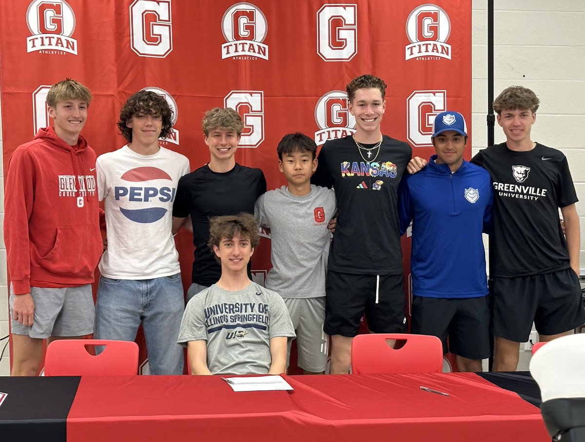 Signing Day at GHS! Ava Gorrie is headed to Western Illinois University and Ayden Groves to the University of Illinois-Springfield to continue their academic and athletic careers! Proud of these two hard working Titans!!