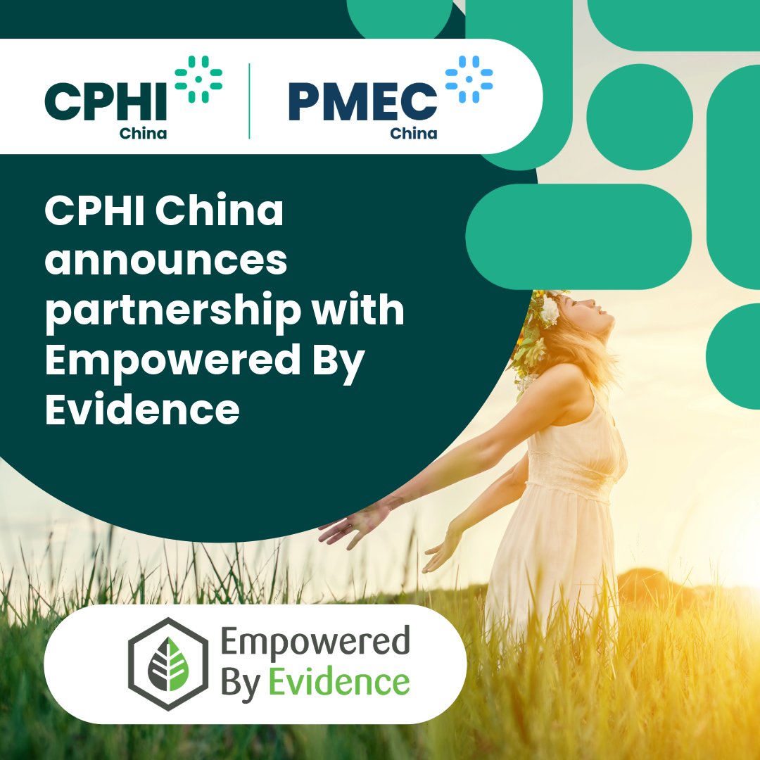 Exciting news! We've teamed up with Empowered By Evidence (EBE) to make informed choices in natural health products! 🌿 Let's empower ourselves with evidence-based wellness together. Lear more about them here: empoweredbyevidence.org #CPHIChina #CPHI #AtTheHeartOfPharma #pharma