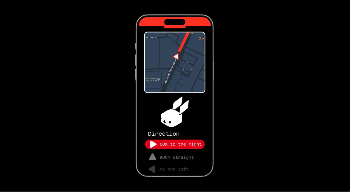 Reimagining rabbit r1 as an app 🐰✨

The primary interaction of rabbit is through voice command. Therefore the UI needs to have fewer buttons and the interaction with fingers has to be minimal.