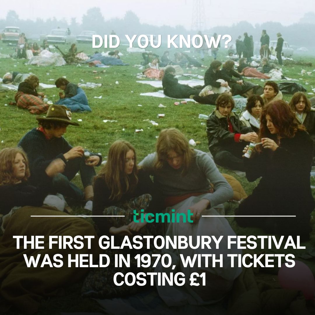 From humble beginnings to global phenomenon

The roots of Glastonbury festival began in 1970 at Worthy Farm with just 1500 music lovers.

Source : neatandshaken.com/pages/8-festiv…

Image Source : liverpoolecho.co.uk/news/nostalgia…

#glastonbury #musicfestivals #ticmint