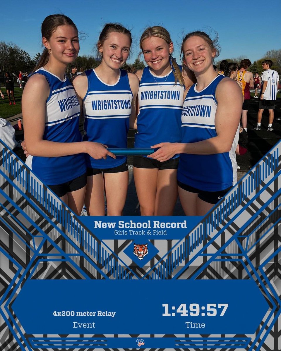 So proud to be a part of this team! #breakingrecords #wisconsin #wrightstown #track