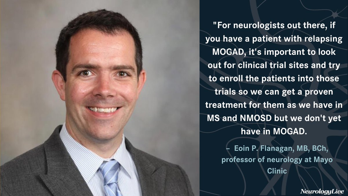 Despite #MOGAD Awareness Month closing, we are still raising awareness! We spoke with @EoinFlanagan14, of @MayoClinic, specifically about spinal fluid testing for MOGAD diagnosis. Learn more in our latest iteration of NeuroVoices! 🗣️🎙️ 🧠 📘 neurologylive.com/view/neurovoic…