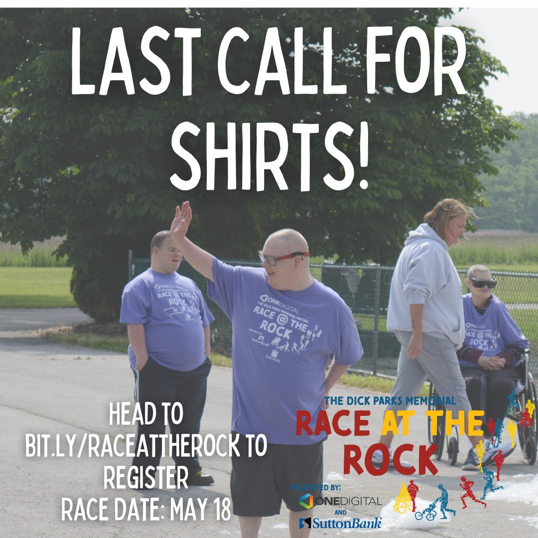 It's the last day to guarantee your 2024 race shirt! Don't miss out on this awesome shirt!

Click here to register: flatrockhomes.org/events/race-at…

#FlatRockHomes #RaceAtTheRock