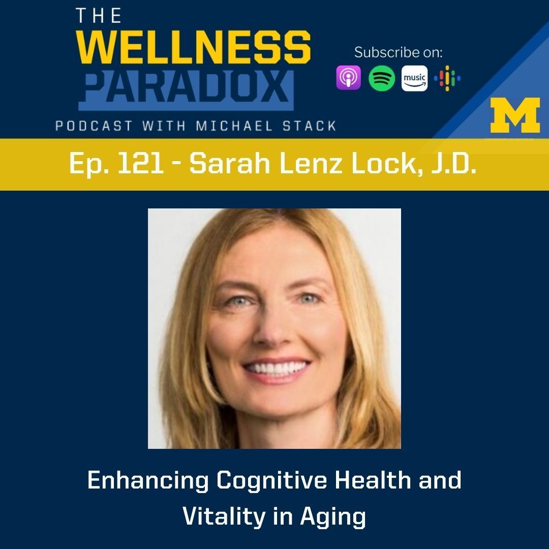 Today, episode #121 dropped! Listen as we explore the lesser-known truths about #cognitivehealth and aging and @SarahLenzLock provides a wealth of knowledge & practical strategies to improve #brainhealth throughout our life. @AARP Listen at the link in the thread!