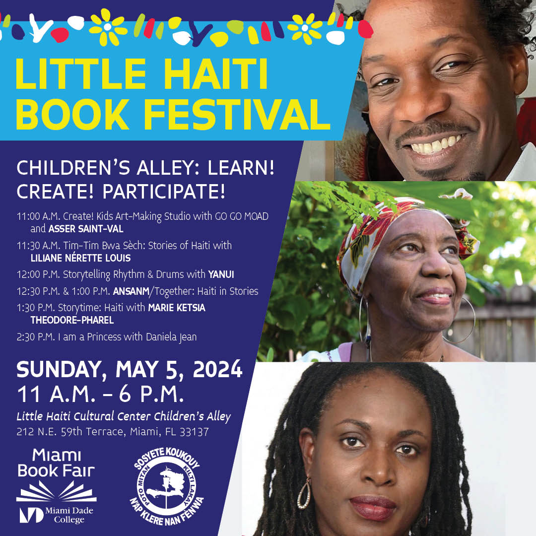 Celebrate Haitian Heritage with the Little Haiti Book Festival! 🔥🇭🇹 There are just 4 days to go until the Little Haiti Book Festival, and we’re gearing up for a spectacular celebration! 🇭🇹🎉📚 Click here for more: miamibookfair.com/littlehaiti/