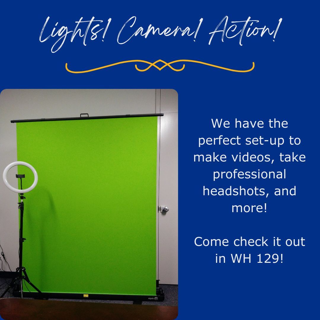 LATech_ELRI's tweet image. 🌟Lights, Camera, Action! 🎬Our green screen and ring light setup is here to elevate your videos, headshots, and more! 🎥 Let your imagination soar and let's create something magical together! 💡 

Visit ELRI in WH 129 today!

 #EducatorTools #edtech #LearnGrowShare #create #elri