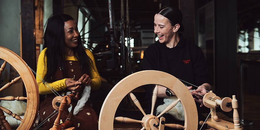 ❓Want to learn a new skill or try your hand at something different?

🧶Learn to spin at the National Wool Museum!

📆14 May

🕙10am-12pm

💻Places are limited, so book your #FREE ticket today: tinyurl.com/yzku3z66