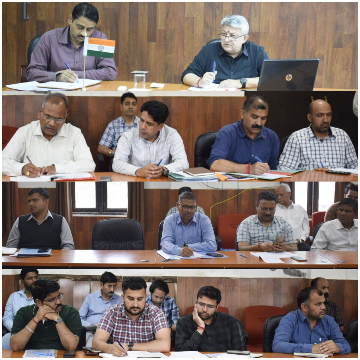 DDC Reasi,@vishesh_jk,convened a meeting to review the progress ofNH Projects in the district.Discussed key developments on DAK Expressway,Akhnoor-Poonch NH,BMG/RAM roads& Katra Reasi Ransoo Highway ensuring robust infrastructure forenhanced connectivity &growth @OfficeOfLGJandK