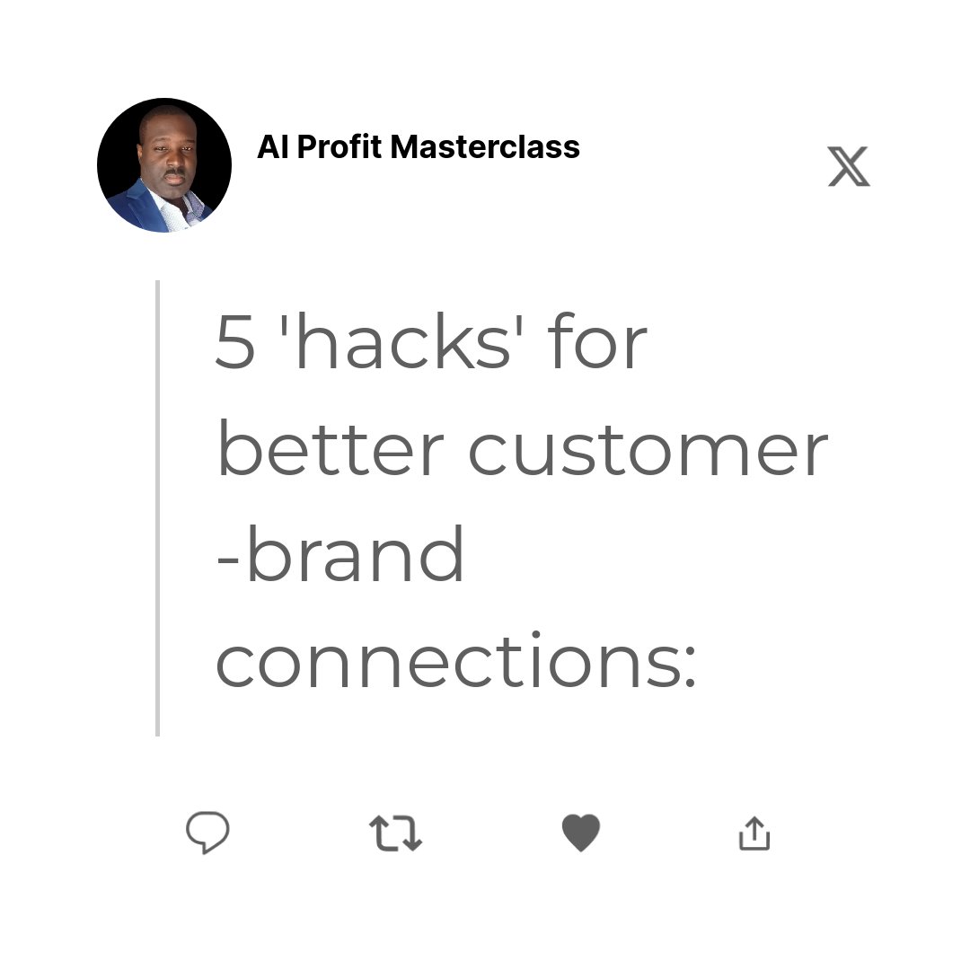 Turns out, the only real customer-brand connection hacks aren’t really hacks at all. 🤖✨ They're smart strategies powered by AI that create lasting bonds. 💪🏼💡 Ready to make those connections stronger? Download your free Ebook! 📘 #AI #CustomerLoyalty #AffiliateMarketing