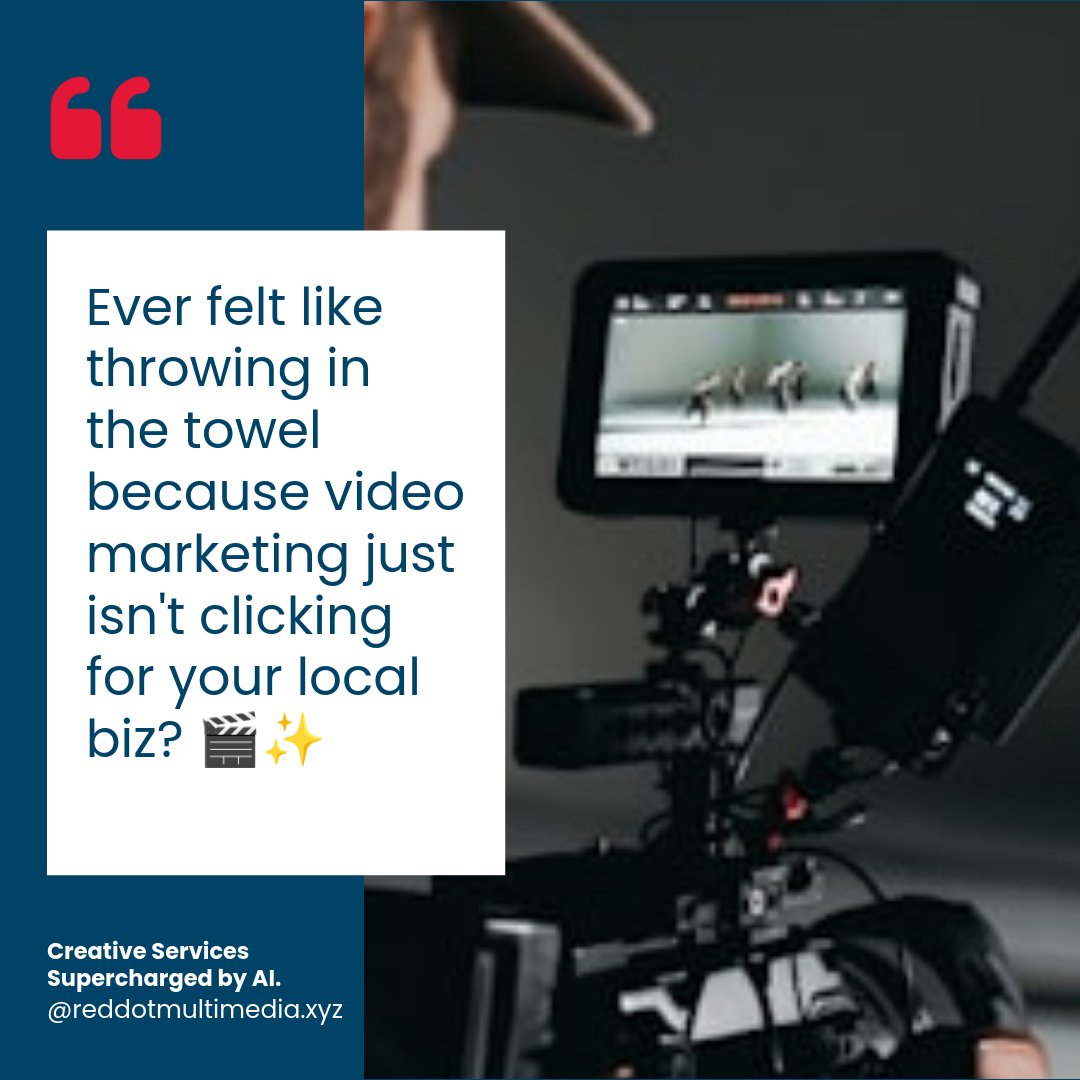 Hang in there! Crafting the perfect video takes time but it's key for your brand's success. 🛠️💼 Not all strategies fit all - that's why tailored content is gold. #LocalBusiness #VideoMarketing #BrandStory #fortmyersflorida #capecoralflorida #naplesflorida #swflmarketing