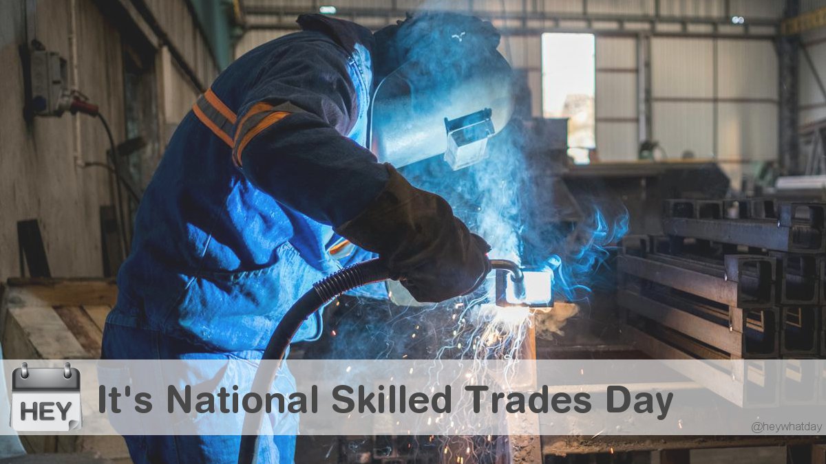 It's National Skilled Trades Day! 
#NationalSkilledTradesDay #SkilledTradesDay #Worker