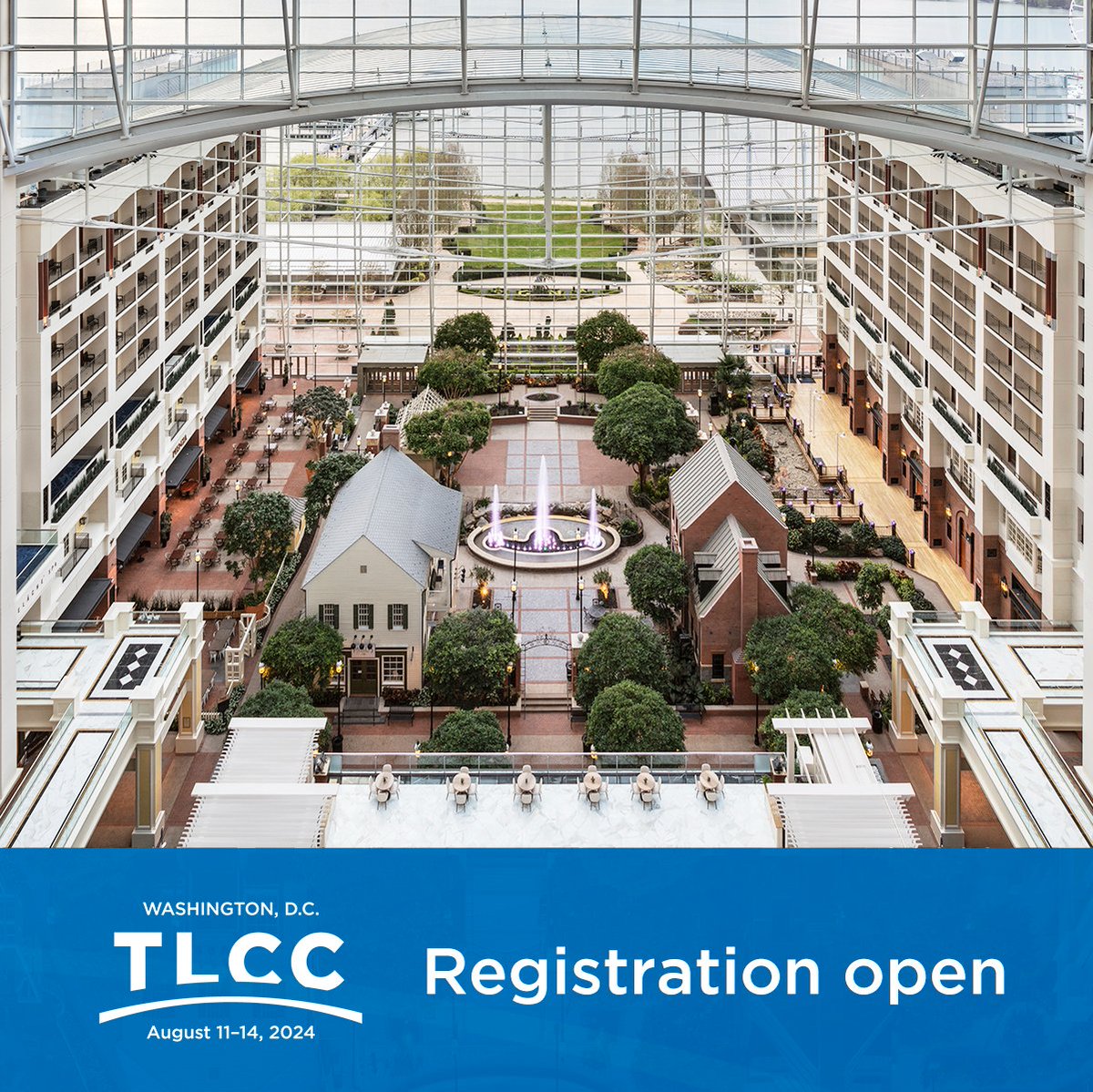 Registration is now open for #tlcc2024 in Washington, D.C. (August 11-14) Join us for three days of community connection and learning!  

🔗 Explore registration options: bit.ly/3Uq8EZM
🐦 Early bird rate available through May 31