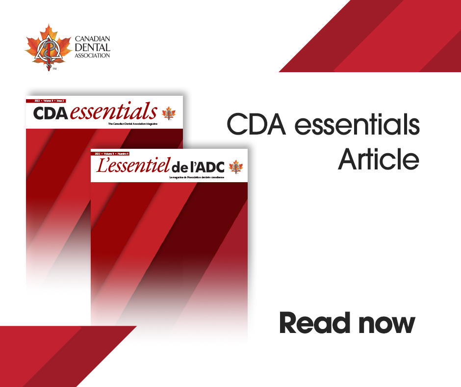 We asked for your feedback on CDA Essentials magazine and CDA’s other knowledge products. Here’s a glance at what you had to say. cda-adc.ca/en/services/es…