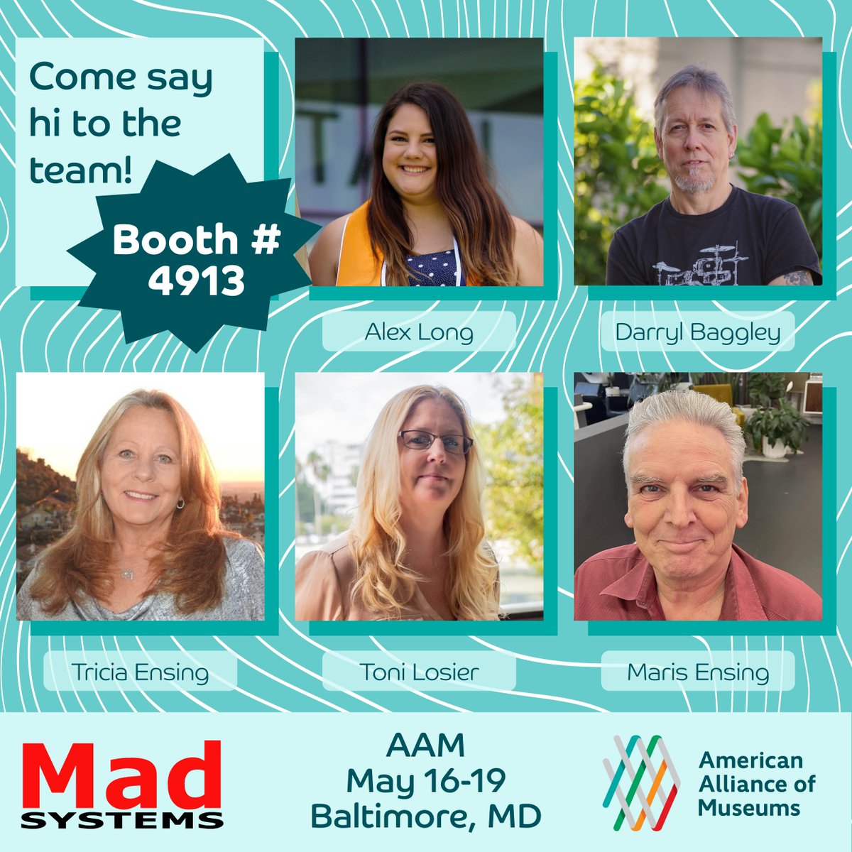 MadSystemsInc's tweet image. Hello, May! Are you ready for #AAM2024? As we finalize our plans, we want to meet with you! Drop us a line at marketing@madsystems.com to schedule a meeting or visit us at booth #4913.