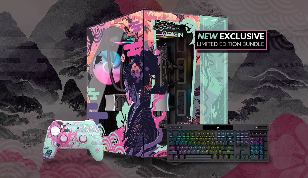 Introducing our new bundle: Onna-Bugeisha 🏯 Top-of-the-line custom PC with matching peripherals. Available now: bit.ly/3wiGXu2