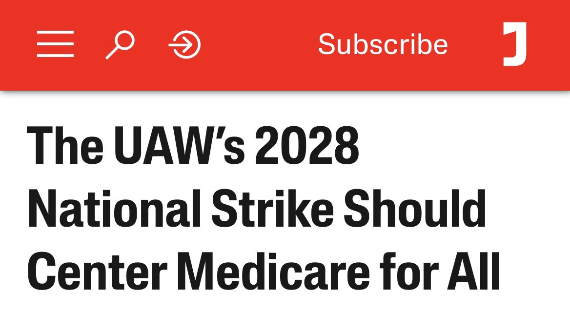 “When your health care depends on your job, your employer literally has the coercive power of life and death. Apart from a paycheck, the tie that binds most workers to their jobs today is their health benefits. #MedicareForAll would cut the cord.”