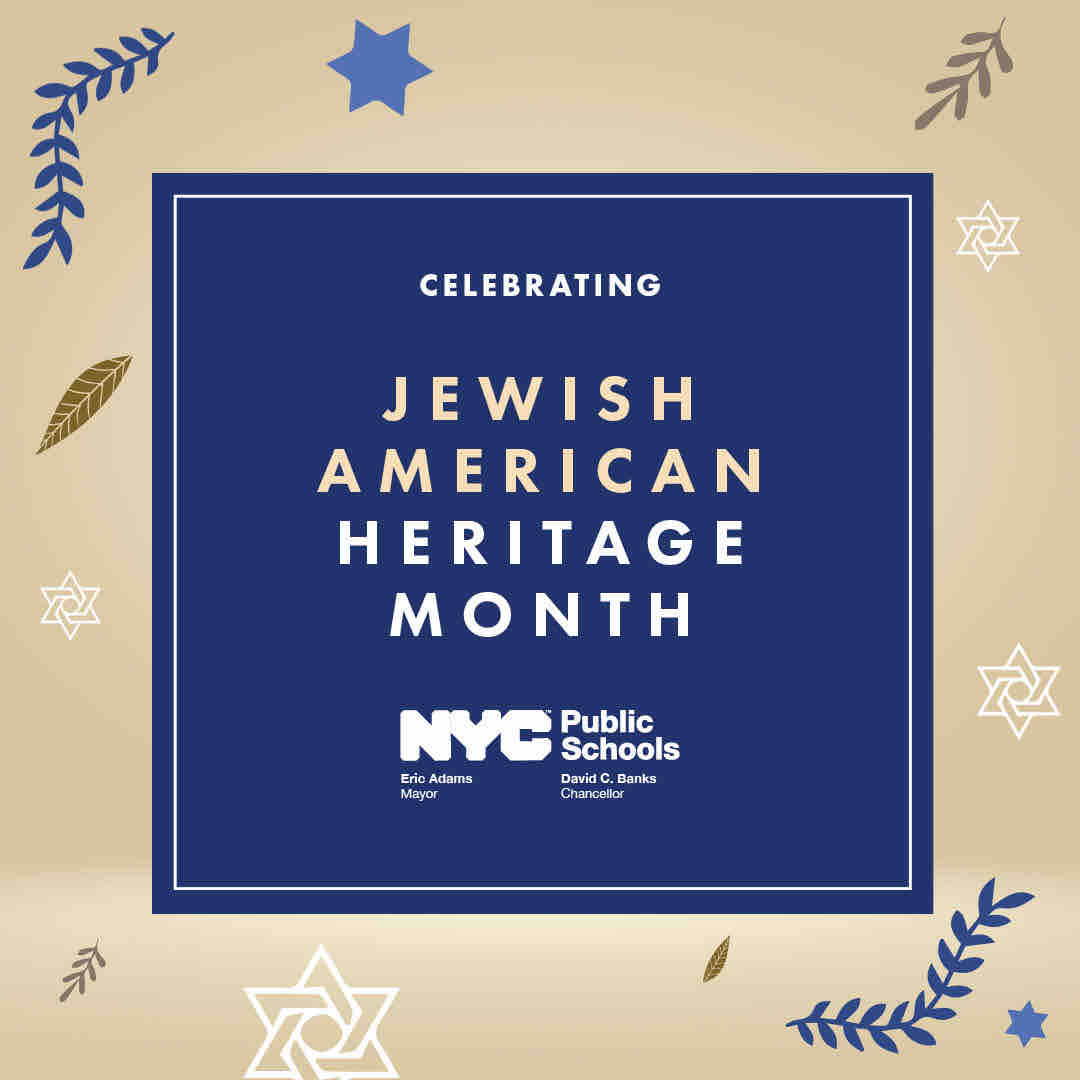 Happy #JewishAmericanHeritageMonth! We’re excited to celebrate the contributions of Jewish Americans throughout our nation’s history. Learn more through educational resources here: schools.nyc.gov/jahm