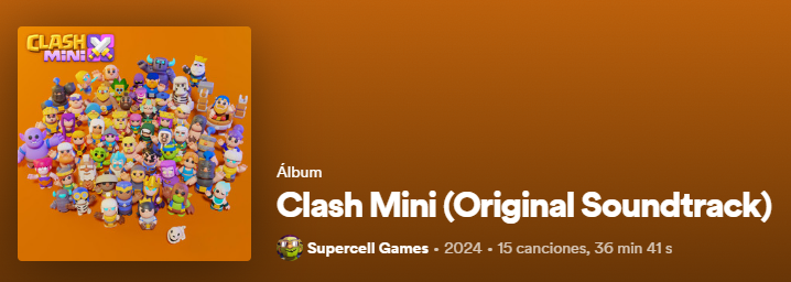 En homenaje al cierre de Clash Mini, Supercell ha publicado la banda sonora del juego en Spotify, Apple Music, YouTube Music y Amazon Music.

#ClashMini #Supercell
