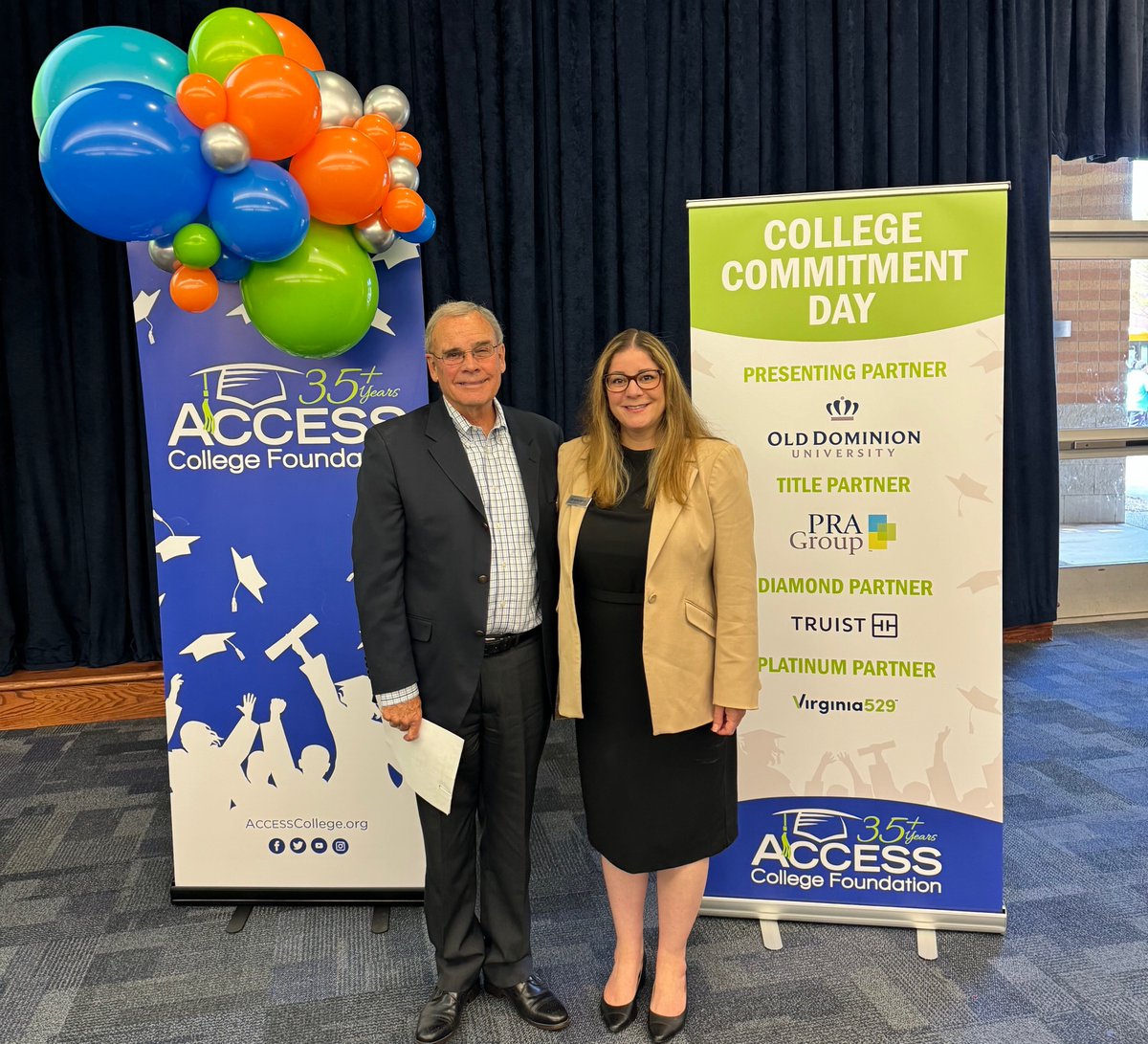 Congratulations to the Class of 2024! PRA Group joined @AccessCollegeFd during their seventh annual College Commitment Day to award a $5,000 scholarship to one of the graduates who gathered on the campus of @ODU at @ChartwayArena for the event. #PRAGroup #GlobalReach #LocalTouch