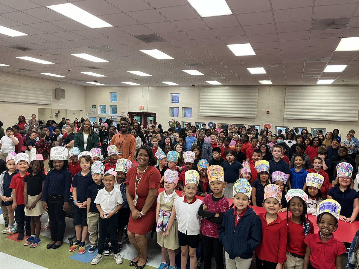 What a great way to start a day!! My secretary tricked me by saying it was an issue in the cafeteria with contractors and I walked in to these sweet faces singing “This Girl is on Fire.” In the words of my cafeteria manager, “It’s a blessing to be this loved.”