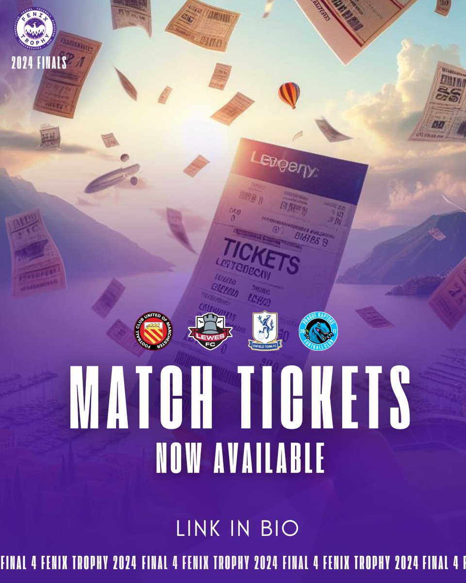 TICKETS ALERT After several requests, DMs, and comments, we can proudly announce we’re opening the online ticket sale on VivaTicket! Two options available: A) Match Ticket for the two days, allowing access to semifinals and finals 𝟮𝟬€ + 𝗳𝗲𝗲𝘀 B) Garda Party Package,