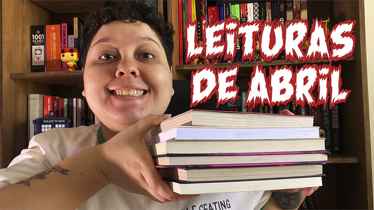 Primeiro vídeo do novo canal no ar!! Resuminho das leituras de abril. Vão lá curtir e se inscrever no canal. Beijos! youtu.be/MN36TItDmNk?si…