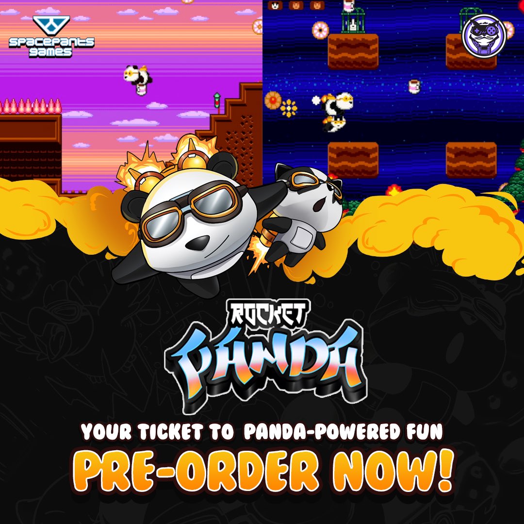 Explore over 60 levels of delectable challenges and mouth-watering worlds in this new retro game for #SegaGenesis!

Pre-order #RocketPanda now: bit.ly/MCSRPPOSM 🚀🐼