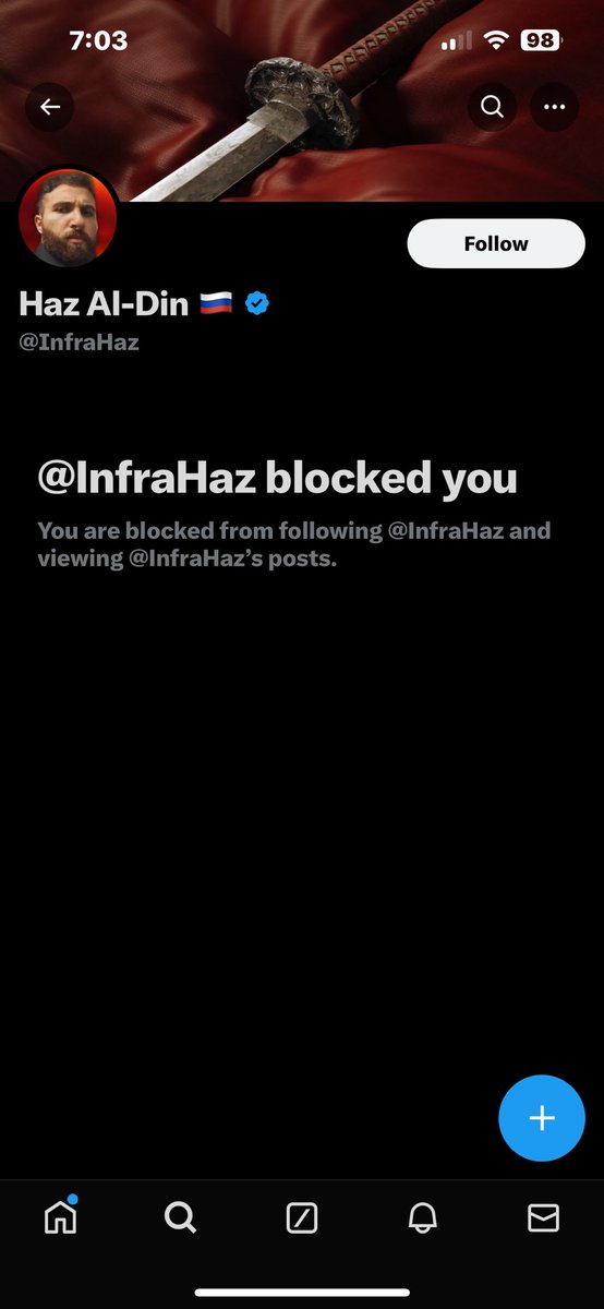 proudly blocked by @InfraHaz