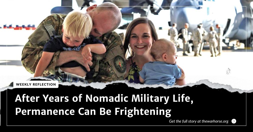 The War Horse (@thewarhorsenews) on Twitter photo "Put me in a stable place and leave me! they seem to beg, and I understand. My children have often made the same pleas," writes Jessica Morse for <a href="/thewarhorse/">Carole Kuhlman</a> <a href="/military_family/">National Military Family Association</a>
ow.ly/ShV250RsXLT "Put me in a stable place and leave me! they seem to beg, and I understand. My children have often made the same pleas," writes Jessica Morse for <a href="/thewarhorse/">Carole Kuhlman</a> <a href="/military_family/">National Military Family Association</a>
ow.ly/ShV250RsXLT