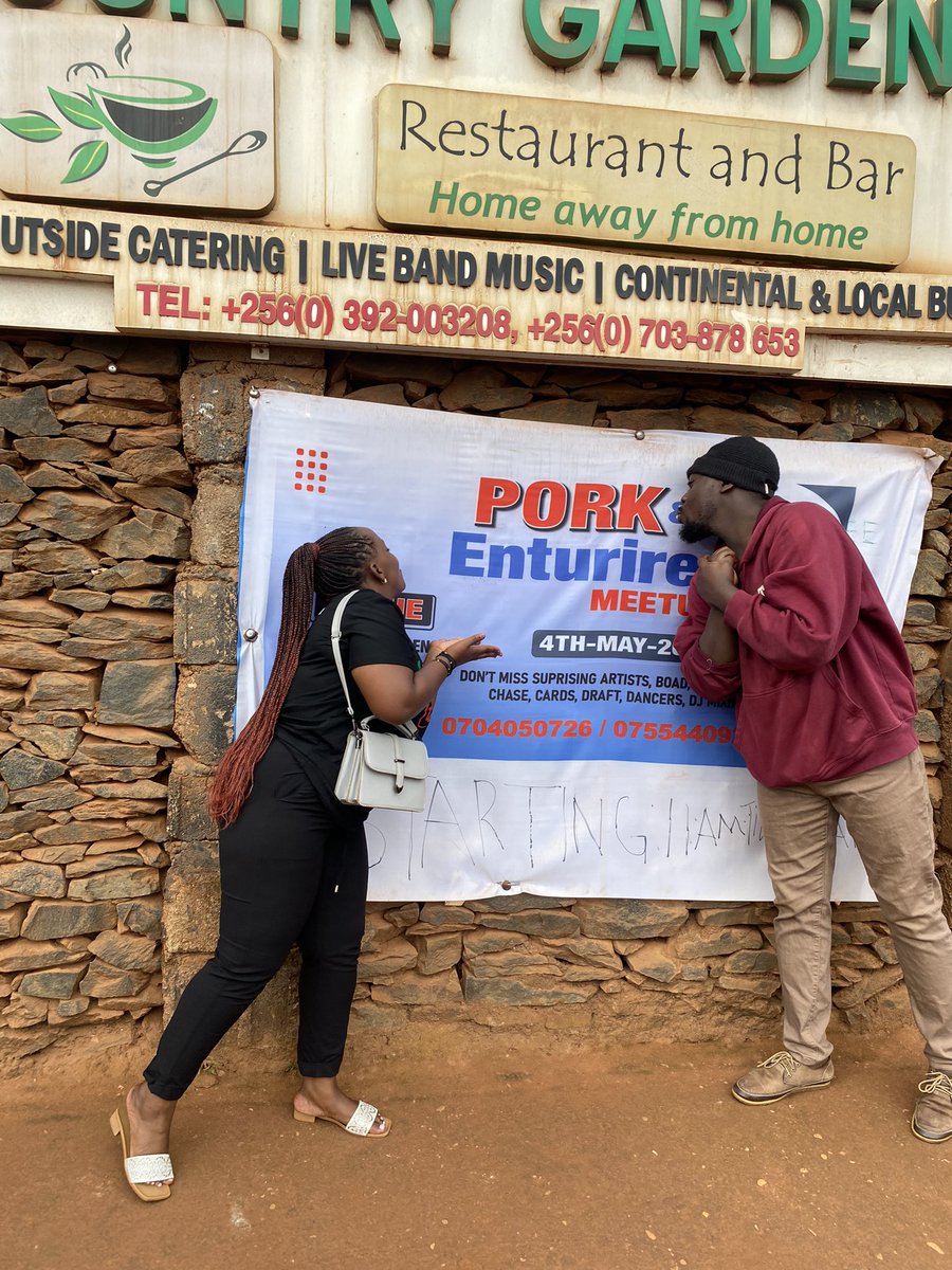 You may now kiss the bride😂😂😂

We are inviting you for the 3rd edition of #PorkAndEnturire3 happening this Saturday at country gardens💃💃 

📌📌It’s Free Entry