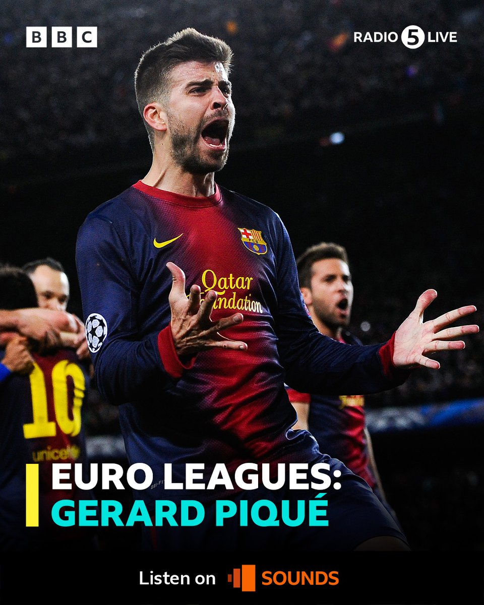 A very special guest on Euro Leagues tonight 👀 🏆 - 4x Champions Leagues 🔵🔴 - 9x La Liga Titles 🌎 - 1x World Cup 🇪🇸 - 1x European Championship @Steve_Crossman and @GuillemBalague caught up with Gerard Piqué Listen here 📻⚽️ bbc.co.uk/5live #BBCFootball